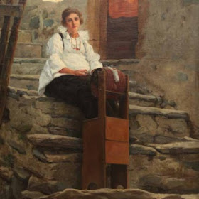 G. Giani-Aracne rustica, 1897 olio su tela