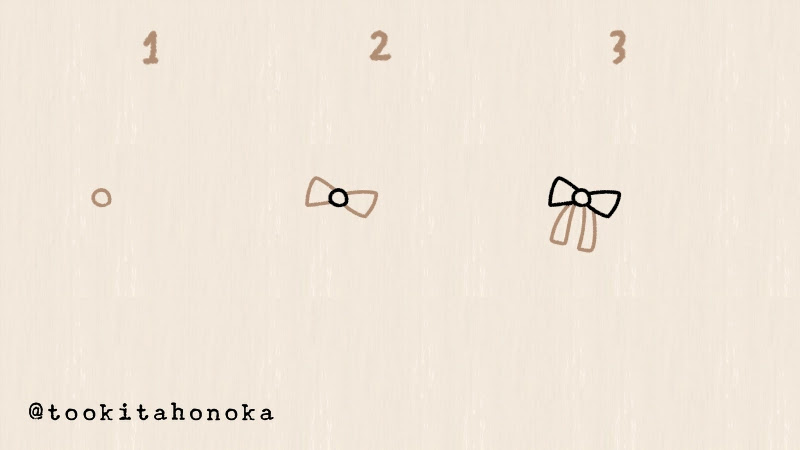 卒業証書のメッセージフレームイラストの簡単かわいい描き方 手書き ボールペン 手帳用 遠北ほのかのイラストサイト