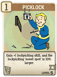 picklock perception perk card