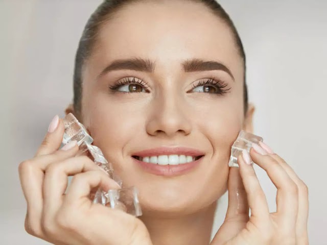 The Benefits of Rubbing Ice Cube on Your Face || Ice Cube for face