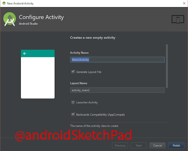 add activity dialog@android SketchPad