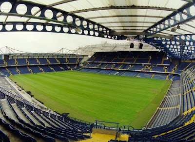 Stamford Bridge Stadium view from top corners