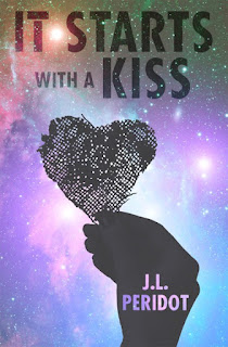 Book cover: It Starts with a Kiss by JL Peridot