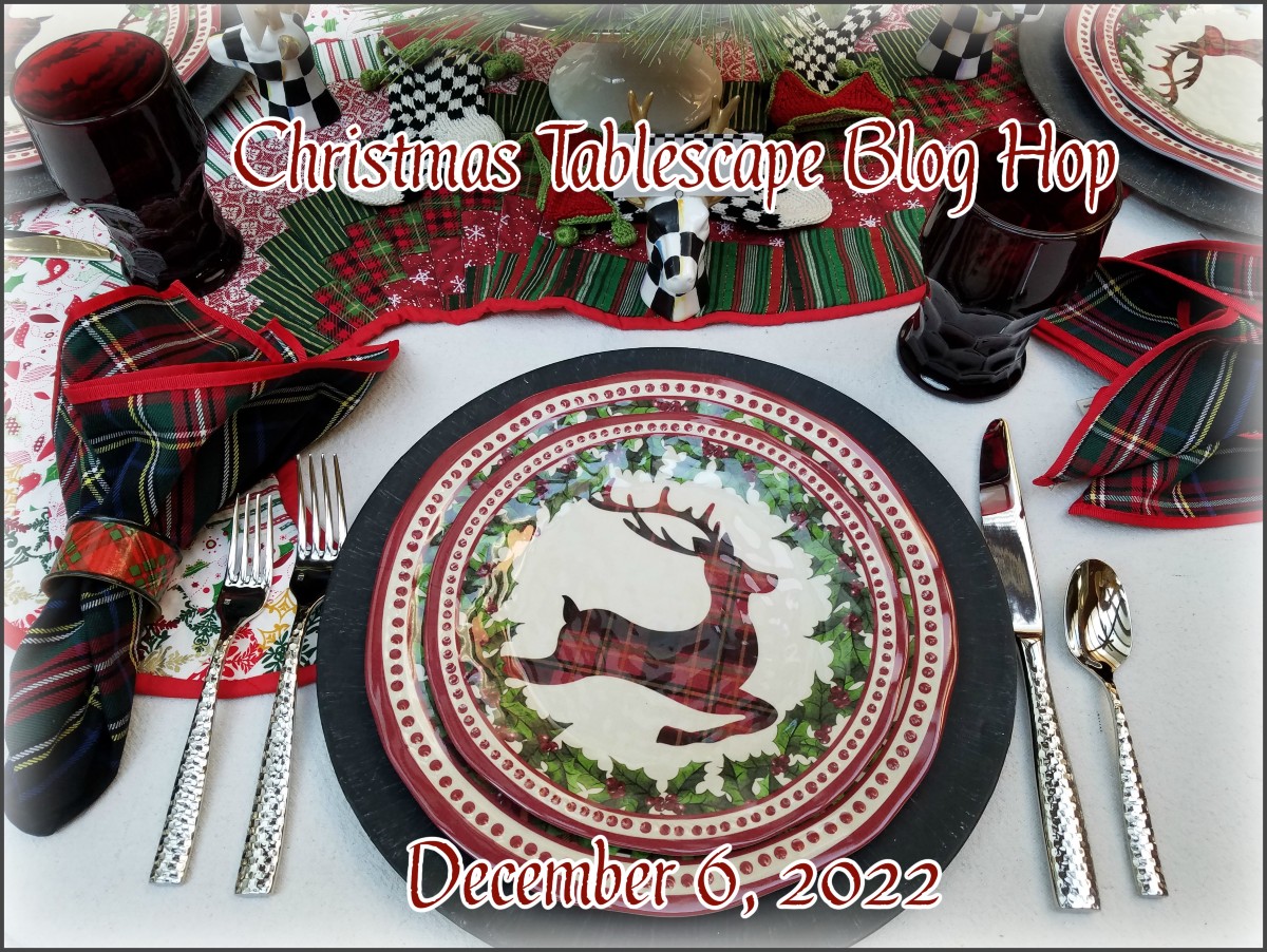 Christmas tablescape blog hop