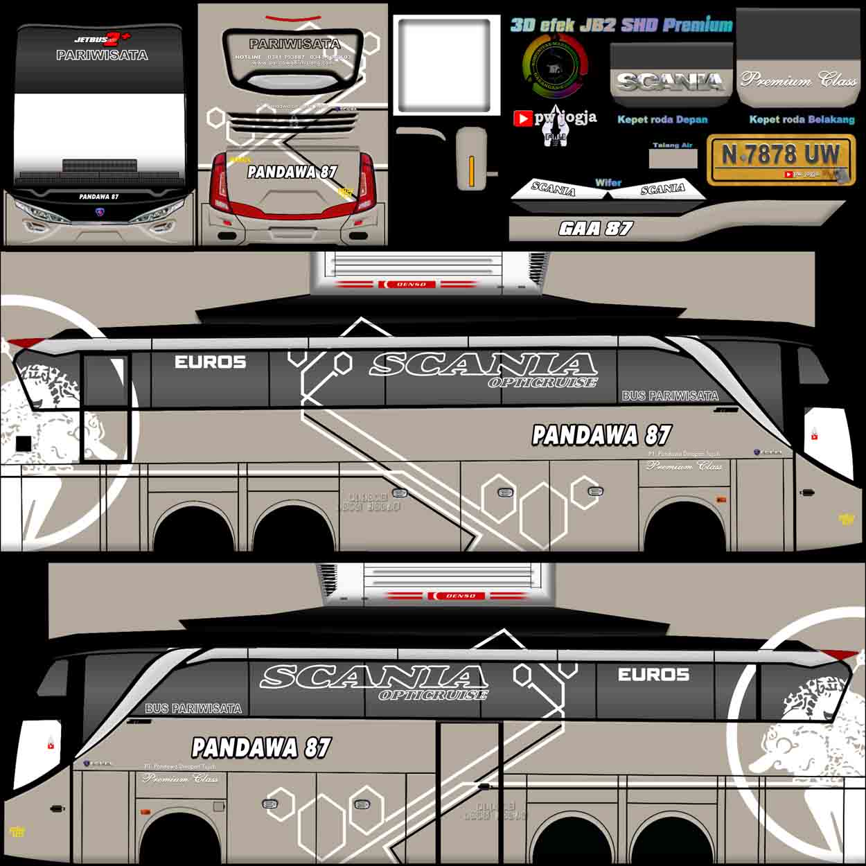 livery pandawa 87