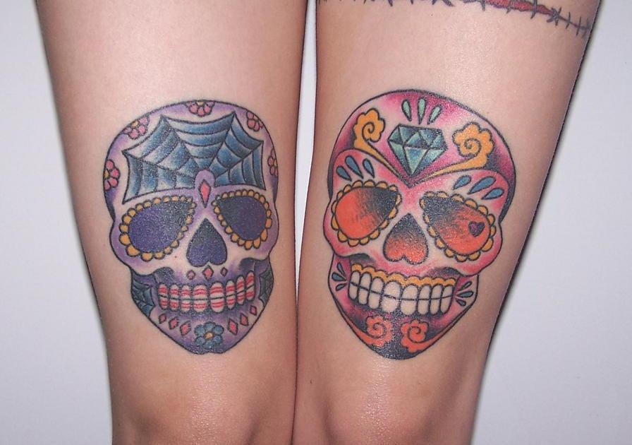 sugar skull tattoo