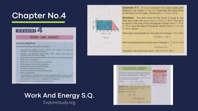 Work And Energy Short Questions - 11th Class Physics Chapter No.4