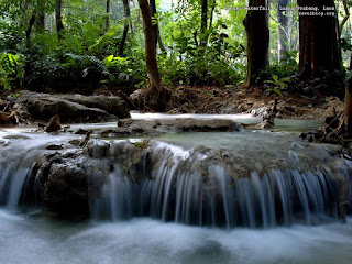 Waterfall Kangsi Desktop Wallpaper