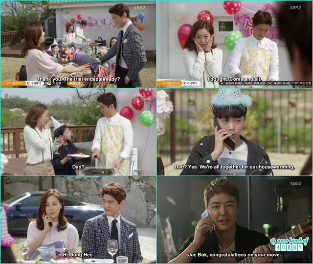 jae bok purchase a new house and did a house warming party - Ms. Perfect Korean Drama Review