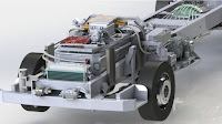 Electric truck chassis from SEA Automotive in Australia (Credit: SEA) Click to Enlarge.