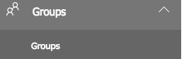 Groups in Admin Center