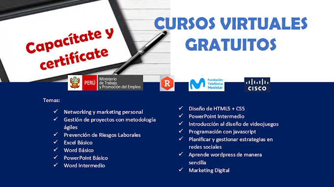 Capacítate con los cursos gratuitos que ofrece el Ministerio de trabajo con certificación