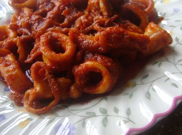 Cara Membuat Menu: "Sambal Sotong Pedas Manis"