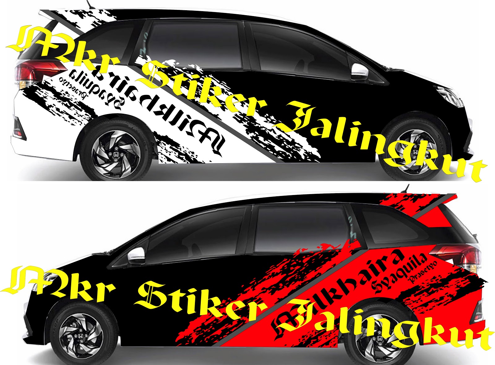 Striping Mobilio Jalingkut Sticker