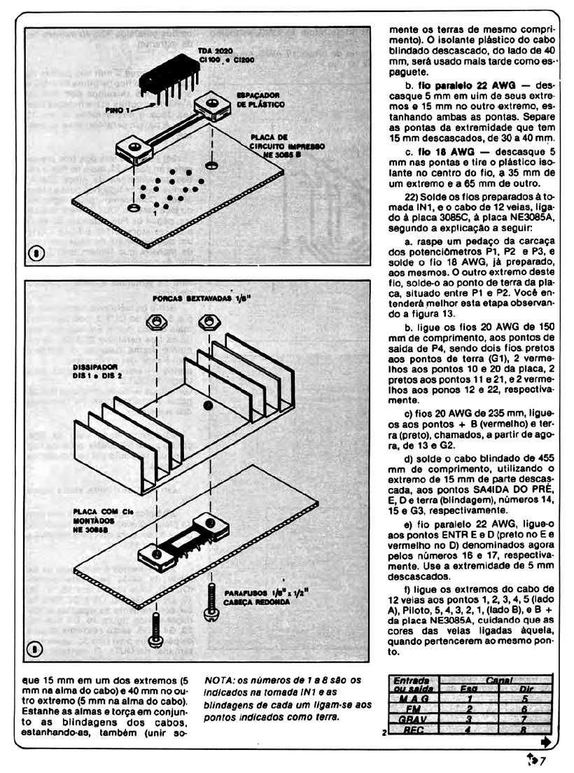 NOVA ELETRONICA n.24_25  AMPLIFICADOR STEREO 100 (40w)  fev. Mar.1979