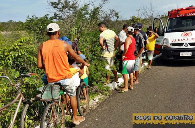 Motociclista morre ao tentar fazer ultrapassagem pelo acostamento na BR-343, próximo a Buriti dos Lopes