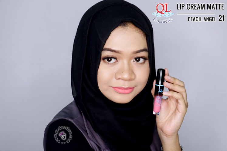 QL Lip Cream Matte 21 Peach Angel