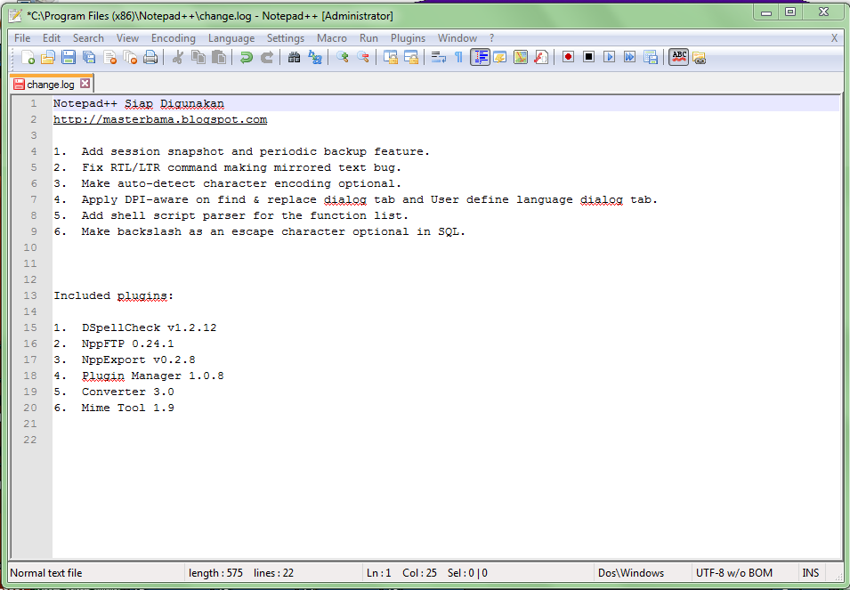 Notepad++ Free Download Latest Version - Masterbama