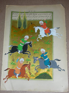 miniature of ottoman polo match