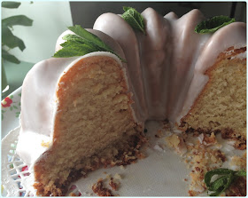 Elderflower and Gooseberry Bundt Cake