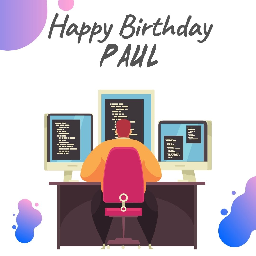 happy birthday paul gif