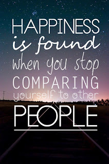 QUOTES BOUQUET: Happiness Is Found When You Stop Comparing Yourself To Other People