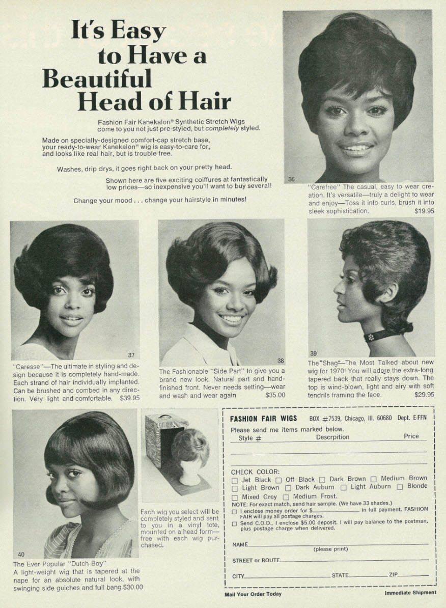 19 Vintage Ads for Fashion Wigs and Hairpieces From the 