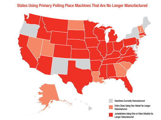 The National Voting Machine Crisis Is Upon Us -- And It's Affecting Elections