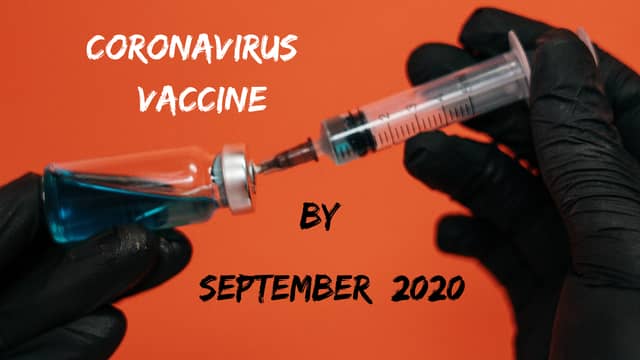 coronavirus vaccine september 2020