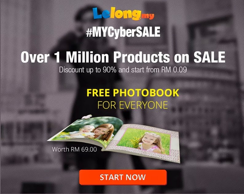 FREE PhotoBook for Everyone on #MYCyberSALE!