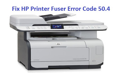 Hp Printer Fuser Error Code 50.4