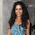 Freida Pinto is a vision in blue as she embraces her love for Chanel in a shiny chiffon dress