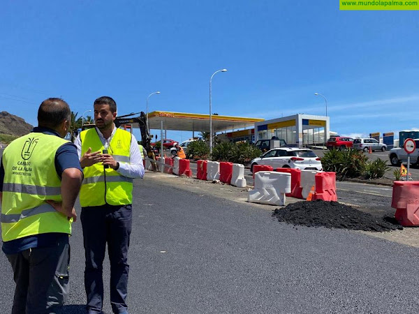 El Cabildo de La Palma inicia este jueves el asfaltado de la carretera de La Grama