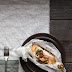 Filetto di salmone al cartoccio con lime e coriandolo.