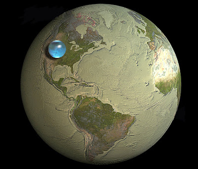 Ini Jadinya, Jika Air Di Seluruh Bumi Dikumpulkan [ www.BlogApaAja.com ]