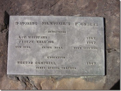 IMG_3757 Memorial Stone Plaque at City Hall in Milwaukie, Oregon on September 27, 2008