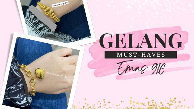 gelang emas 916