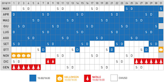 Calendario Oltremare 2018