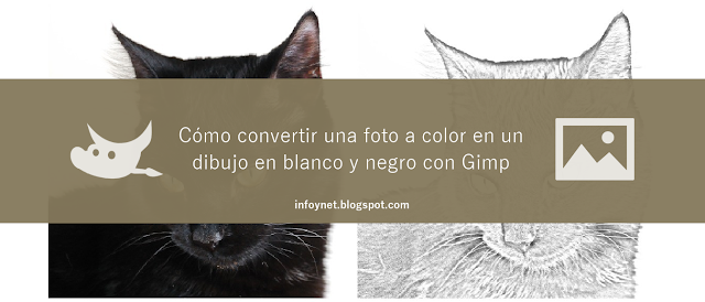 Cómo convertir una foto a color en un dibujo en blanco y negro con Gimp