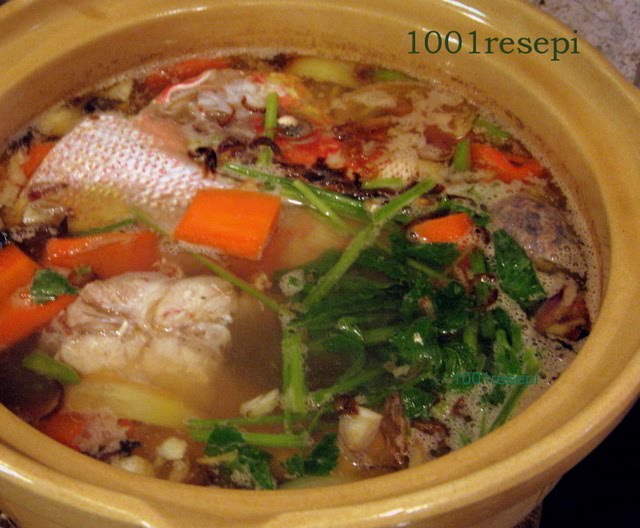 Koleksi 1001 Resepi: sup ikan merah