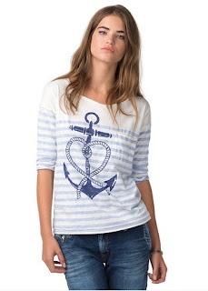 Camiseta ancla rayas Tommy Hilfiger