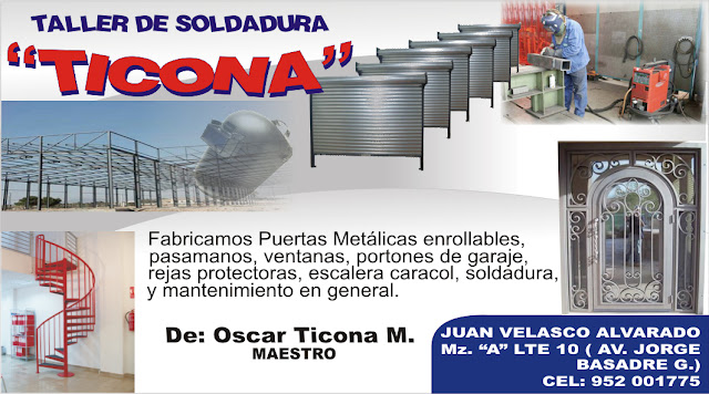 TALLER DE SOLDADURA TICONA