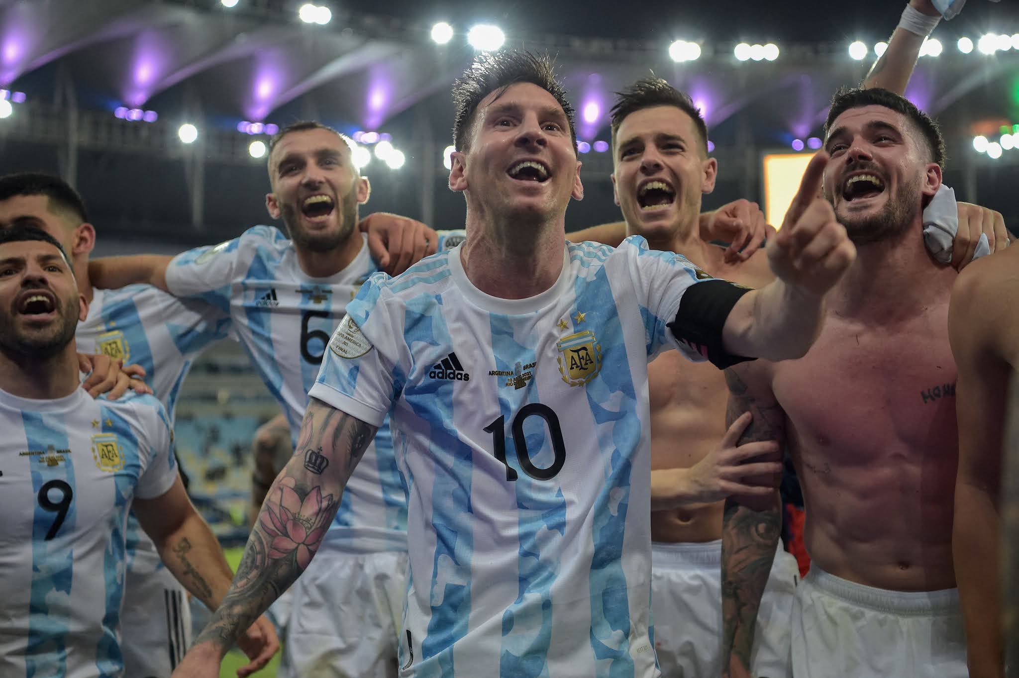 GALERIA DE FOTOS: Las mejores imágenes de Argentina campeón de la Copa América 2021