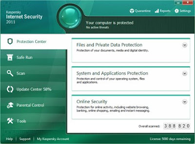 Kaspersky Internet security 2011 + 2038 Days Patch - Mediafire