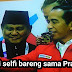Jokowi Selfi bareng Prabowo di final pencak silat Asian Games