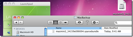 Sparse File Created