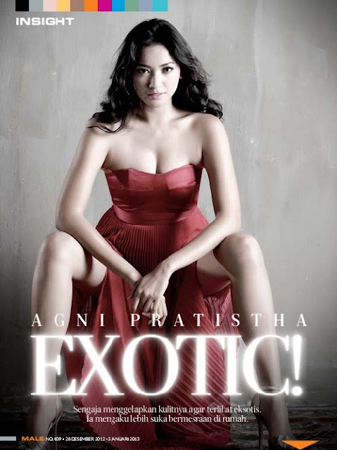Foto Model Hot dan Sexy Majalah Male, Agni Pratistha - Ada Yang Asik