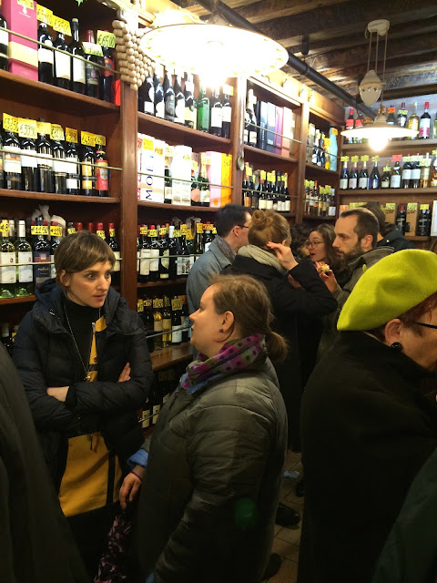 Wine shop in Venice Italy