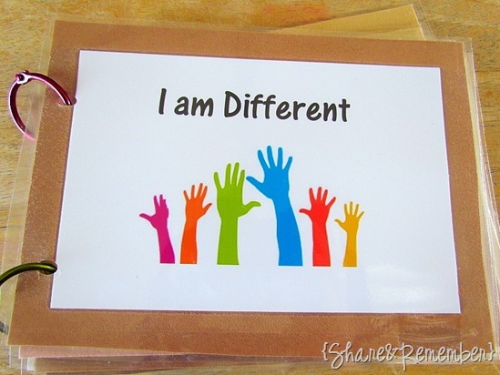 Download I am Different {homemade books} » Share & Remember ...