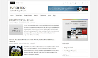 Download Template Blogger Super SEO Friendly, Super SEO Blogger Template